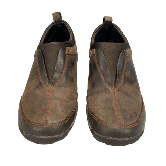 Merrell Dewbrook Moc Slip-On Shoes Womens Size 7 Brown Leather Active Heat - Picture 4 of 16